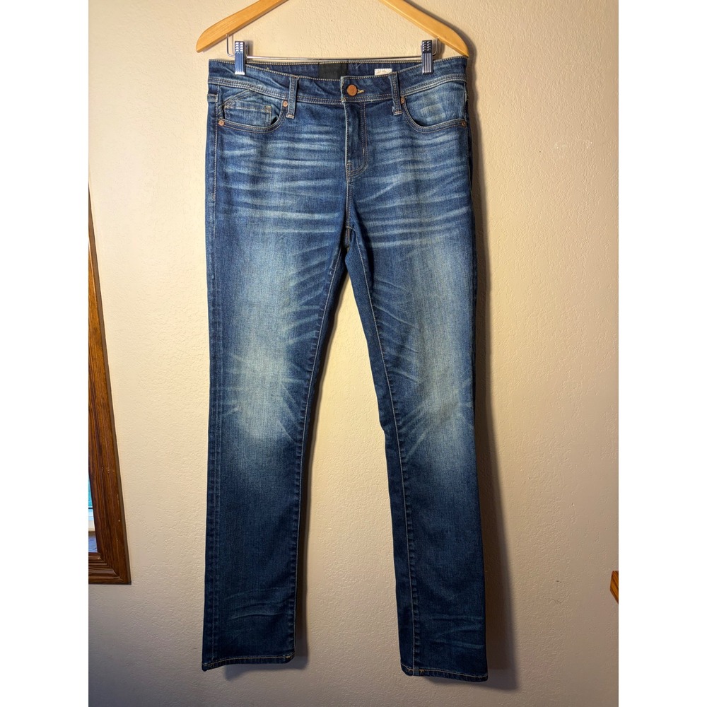 Buckle Black No 53 Straight Leg Candiani Italian Denim Jeans 29x34 Medium Wash
